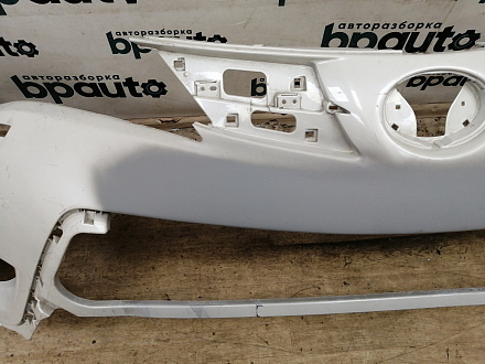 AA038083; Бампер передний; без паркт.; под омыват. (52119-4A904) для Toyota Rav4 40 (2013 — 2015)/БУ; Оригинал; Р1, Мелкий дефект; 