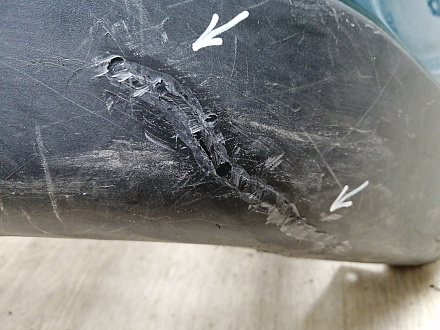 AA045371; Бампер передний; без паркт.; без омыват. (71711-54P) для Suzuki Vitara II (2014 — 2019)/БУ; Оригинал; Р2, Удовлетворительное; 