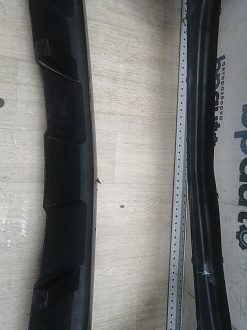 AA045761; Бампер передний, AMG; под паркт.; под омыват. (A1668856425) для Mercedes-Benz GL-klasse II (X166) (2012-2016)/БУ; Оригинал; Р1, Мелкий дефект; 