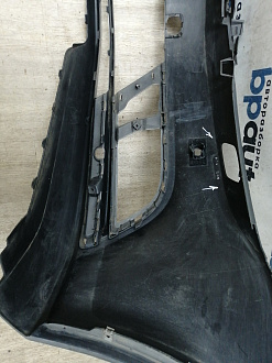 AA045687; Бампер передний; под паркт.; под омыват. (5СU807221A) для Volkswagen Jetta VI рест. (2015-2018)/БУ; Оригинал; Р1, Мелкий дефект; 