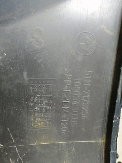 AA046481; Бампер передний; под паркт.; без омыват. (51117176266) для BMW Х6 I (E71) (2007-2012)/БУ; Оригинал; Р1, Мелкий дефект; 