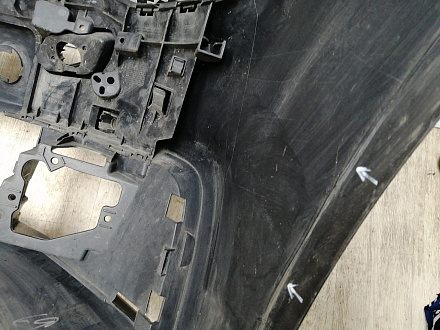 AA045807; Бампер передний, S-line; под паркт.; под омыват. (4G8 807 437 F) для Audi A7 I Sportback (2010-2014)/БУ; Оригинал; Р1, Мелкий дефект; 