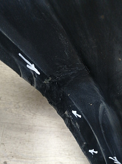 AA045788; Бампер передний; под паркт.; под омыват. (52119-06J20) для Toyota Camry 70 рест. (2021-2024)/БУ; Оригинал; Р2, Удовлетворительное; 