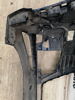 AA000663; Бампер передний, S-line; без паркт.; под омыват. (4M0807437) для Audi Q7 II (2015-2020)/БУ; Оригинал; Р1, Мелкий дефект; 