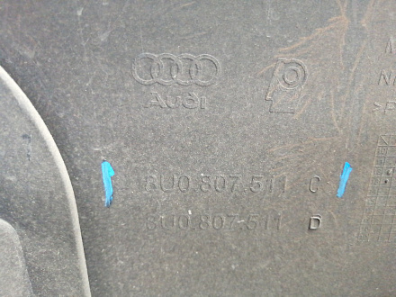 AA025986; Бампер задний; под паркт. (8U0 807 511 С) для Audi Q3 I (2011-2014)/БУ; Оригинал; Р1, Мелкий дефект; 