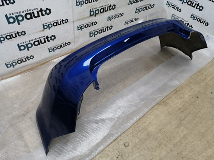 AA019508; Бампер задний; без паркт. (86611-4Y000) для Kia Rio III Sedan (2011- 2015)/БУ; Оригинал; Р0, Хорошее; (WGM) Синий перлам