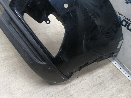 AA045949; Бампер передний; под паркт.; под омыват. (52119-0E220) для Toyota Highlander III (2014 — 2016)/БУ; Оригинал; Р1, Мелкий дефект; 