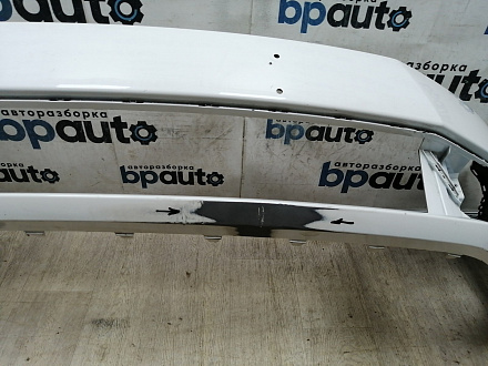 AA045886; Бампер передний; под паркт.; под омыват. (3C8807221F) для Volkswagen Passat CC рест. (2012-2017)/БУ; Оригинал; Р1, Мелкий дефект; 