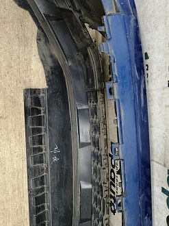 AA032670; Бампер передний; без паркт.; под омыват. (5NR807221) для Volkswagen Tiguan II (2016- 2020)/БУ; Оригинал; Р1, Мелкий дефект; 