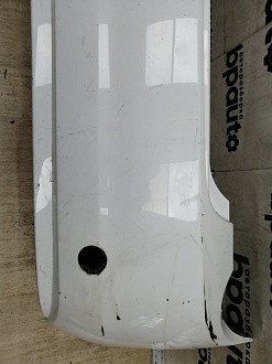 BA000115; Бампер задний; без паркт. (96696013) для Chevrolet Aveo II Sedan (2011- 2015)/БУ; Оригинал; Р1, Мелкий дефект; 