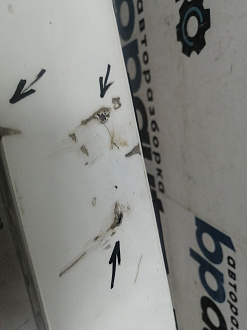 AA045722; Бампер передний; под паркт.; под омыват. (62022-4HD0H) для Infiniti Q50 (2013-2017)/БУ; Оригинал; Р1, Мелкий дефект; 