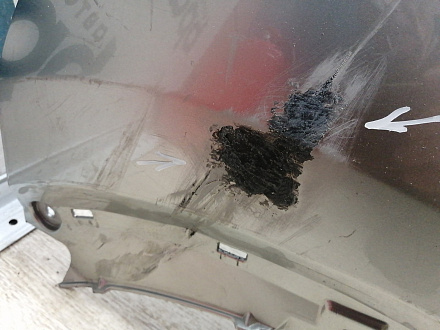 AA045897; Бампер передний; под паркт.; под омыват. (52119-78010) для Lexus NX (2014-2017)/БУ; Оригинал; Р2, Удовлетворительное; 