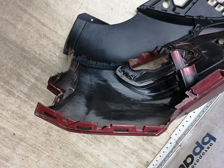 BA000190; Бампер передний, Track-Field; без паркт.; под омыват. (5N0807221T) для Volkswagen Tiguan I рест. (2011- 2016)/БУ; Оригинал; Р1, Мелкий дефект; 