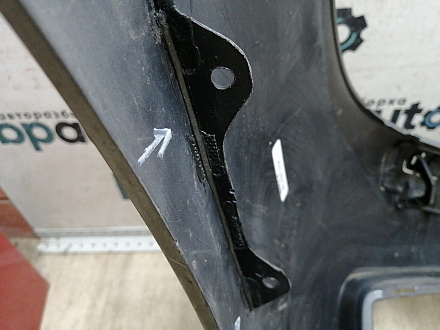 AA046103; Бампер передний, AMG; под паркт.; под омыват. (A1668803140) для Mercedes-Benz M-klasse III (W166) (2011-2015)/БУ; Оригинал; Р2, Удовлетворительное; 