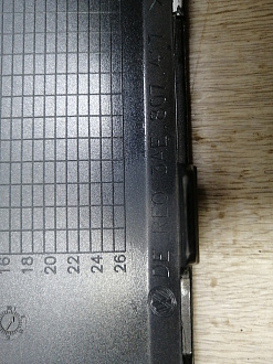 AA046058; Бампер задний, без молдинга; без паркт. (3AE807417) для Volkswagen Passat B7 Sedan (2011- 2014)/БУ; Оригинал; Р1, Мелкий дефект; 