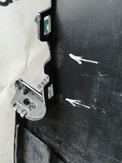 BA000172; Бампер передний; под паркт.; под омыват. (4G0 807 437) для Audi A6 C7/БУ; Оригинал; Р1, Мелкий дефект; 