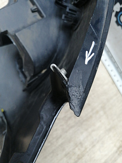 AA045601; Бампер передний; под паркт.; под омыват. (8K0 807 437 AC) для Audi A4 B8/БУ; Оригинал; Р2, Удовлетворительное; 