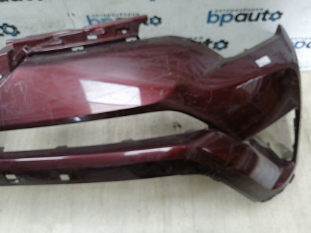 AA044795; Бампер передний; без паркт.; под омыват. (52119-0R180) для Toyota Rav4 40 рест. (2015 — 2019)/БУ; Оригинал; Р1, Мелкий дефект; 