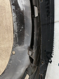 AA039657; Бампер передний; без паркт.; без омыват. (1Z0 807 221 M) для Skoda Octavia/БУ; Оригинал; Р1, Мелкий дефект; 