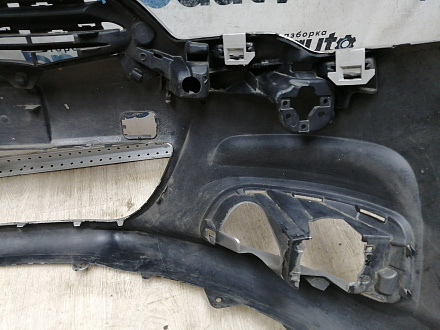 AA045304; Бампер передний; без паркт.; без омыват. (9676285080A) для Citroen C4 II HB (2011-2016)/БУ; Оригинал; Р2, Удовлетворительное; 