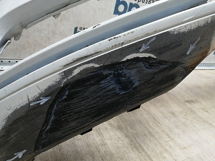 AA045890; Бампер передний; под паркт.; под омыват. (3G0807221) для Volkswagen Passat/БУ; Оригинал; Р2, Удовлетворительное; 