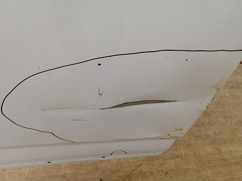 Фотография детали AA042127; Дверь задняя правая (95242607) для Chevrolet Orlando (2011-2014)/БУ; Оригинал; Р2, Удовлетворительное; . Фото номер 8