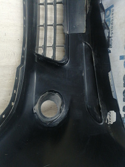 AA046011; Бампер передний; без паркт.; под омыват. (62022-BH10H) для Nissan Note I рест. (2009-2013)/БУ; Оригинал; Р1, Мелкий дефект; 