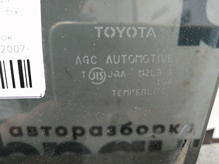 AA011335; Стекло задней левой двери (68114-12750) для Toyota Auris/БУ; Оригинал; Р0, Хорошее; 