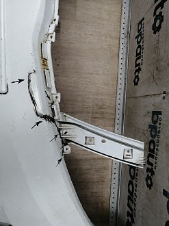 AA045848; Бампер передний; без паркт.; без омыват. (86511-4Y000) для Kia Rio/БУ; Оригинал; Р1, Мелкий дефект; 