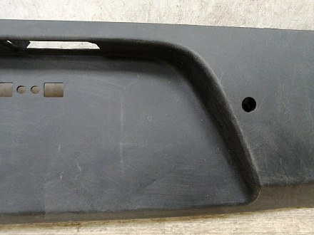 AA029039; Накладка заднего бампера; под паркт. (86683-1Y300) для Kia Picanto II 3D (2011-2015)/БУ; Оригинал; Р1, Мелкий дефект; 