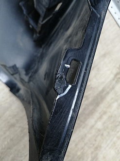 AA045603; Бампер передний; без паркт.; под омыват. (8K0 807 437 AC) для Audi A4 B8/БУ; Оригинал; Р1, Мелкий дефект; 