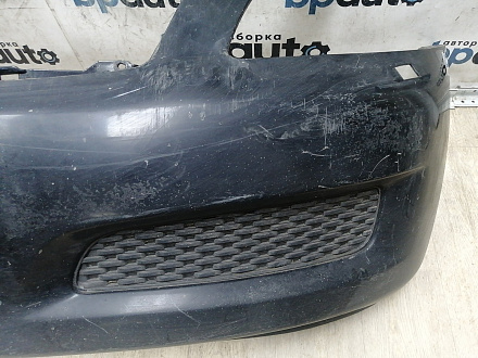 BA000219; Бампер передний, до 2010г; без паркт.; под омыват. (62022-JK60H) для Infiniti G (2006-2013)/БУ; Оригинал; Р1, Мелкий дефект; 