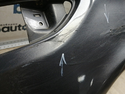 AA045609; Бампер задний; без паркт. (86611-4L000) для Hyundai/БУ; Оригинал; Р1, Мелкий дефект; 