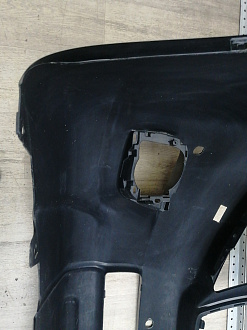 AA046186; Бампер передний; под паркт.; под омыват. (52119-60E01) для Toyota Land Cruiser Prado 150 (2010 — 2013)/БУ; Оригинал; Р1, Мелкий дефект; 