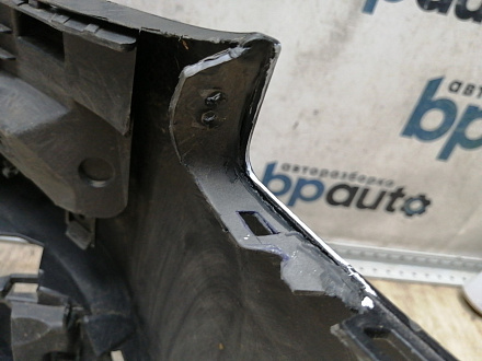 BA000166; Бампер передний; под паркт.; под омыват. (4G0 807 437) для Audi A6 C7/БУ; Оригинал; Р1, Мелкий дефект; 