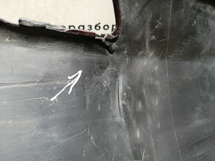 AA045565; Бампер передний; под паркт.; под омыват. (51117033694) для BMW 5 серия Е60 Е61/БУ; Оригинал; Р2, Удовлетворительное; 