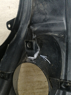 AA045637; Бампер передний; без паркт.; под омыват. (52119-05190) для Toyota Avensis/БУ; Оригинал; Р2, Удовлетворительное; 