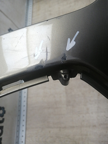 Фотография детали AA045797; Бампер передний; под паркт.; под омыват. (8R0 807 437) для Audi Q5 I (2008-2012)/БУ; Оригинал; Р1, Мелкий дефект; . Фото номер 6