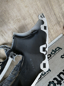 AA045516; Бампер передний; под паркт.; под омыват. (4L0 807 437 H) для Audi Q7 I рест. (2010-2015)/БУ; Оригинал; Р2, Удовлетворительное; 