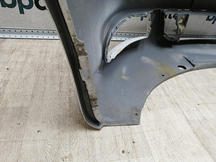 AA045386; Бампер передний; без паркт.; без омыват. (1Z0 807 221 M) для Skoda Octavia/БУ; Оригинал; Р1, Мелкий дефект; 