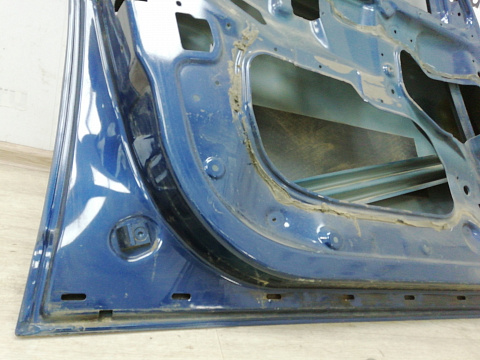Фотография детали AA003821; Дверь передняя левая (41003451015) для BMW Х3 Е83/БУ; Оригинал; Р0, Хорошее; (A07) Синий перламутр. Фото номер 10