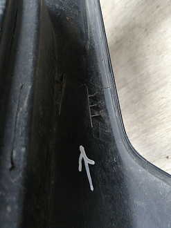 AA045477; Бампер задний; под паркт. (86611-M0000) для Hyundai Creta I (2016-2021)/БУ; Оригинал; Р2, Удовлетворительное; 