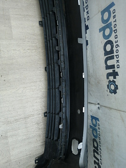 AA045986; Бампер передний; под паркт.; под омыват. (52119-0E220) для Toyota Highlander III (2014 — 2016)/БУ; Оригинал; Р1, Мелкий дефект; 