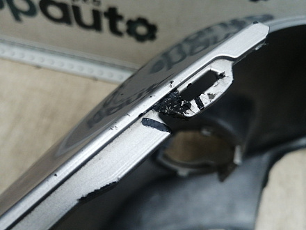 BA000240; Бампер передний; без паркт.; под омыват. (52119-42730) для Toyota Rav4 30 рест. V 2.4 (2009 - 2010)/БУ; Оригинал; Р1, Мелкий дефект; 