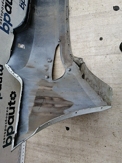 BA000140; Бампер задний; без паркт. (86611-4L500) для Hyundai Solaris I рест. Sedan (2014- 2016)/БУ; Оригинал; Р1, Мелкий дефект; 