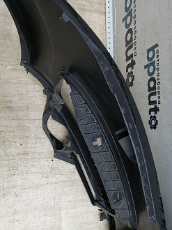 AA045536; Бампер передний; под паркт.; под омыват. (4L0 807 437) для Audi Q7 I (2005-2010)/БУ; Оригинал; Р1, Мелкий дефект; 