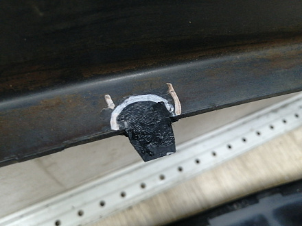 AA045882; Бампер передний; под паркт.; под омыват. (J8A2-17F003-GAW) для Land Rover Range Rover Velar L560 (2017 - 2023)/БУ; Оригинал; Р1, Мелкий дефект; 