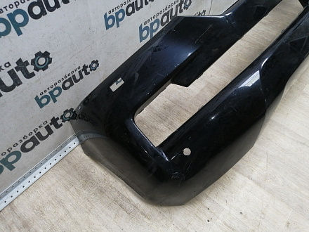 AA045329; Бампер передний; под паркт.; под омыват. (52119-60M50) для Toyota Land Cruiser 200 рест.2 (2015 - 2021)/БУ; Оригинал; Р1, Мелкий дефект; 