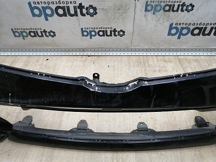 AA045398; Бампер передний; под паркт.; под омыват. (52119-06C40) для Toyota Camry/БУ; Оригинал; Р1, Мелкий дефект; 