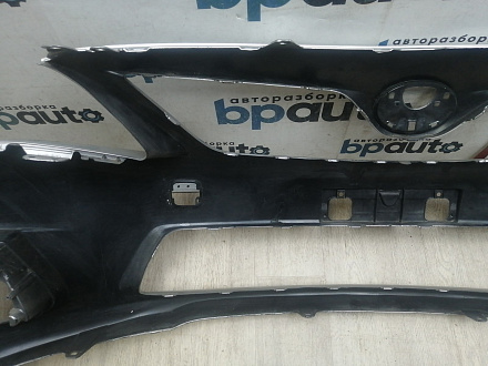 AA045989; Бампер передний; без паркт.; без омыват. (52119-12C70) для Toyota Corolla 150 рест. (2010-2013)/БУ; Оригинал; Р1, Мелкий дефект; 